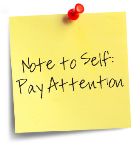 Pay Attention Note
